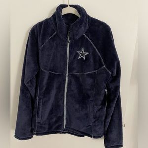 Dallas Cowboy’s full-zip fleece. Women’s size M. BNWT